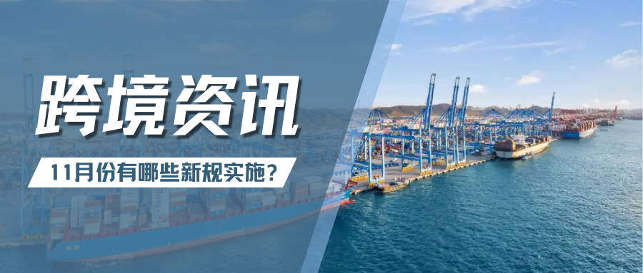 速看！11月跨境新规来袭，自查哪些与你密切相关？